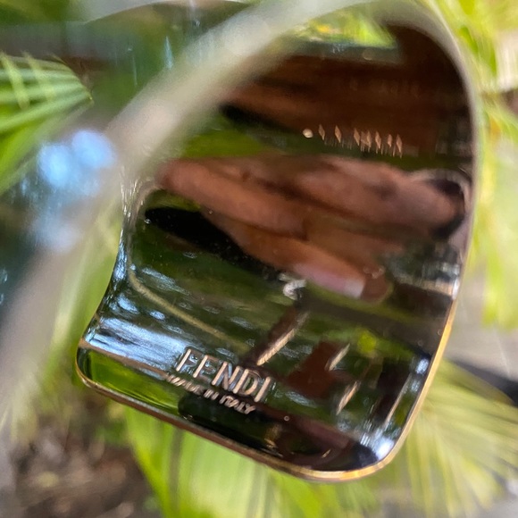 ❌ SOLD ON EBAY Fendi Logo Zucca Cuff - Picture 5 of 8